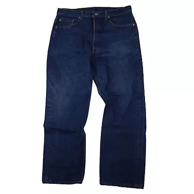Vintage Levis USA Made 501xx 38 X30  Denim Jeans Blue • $78
