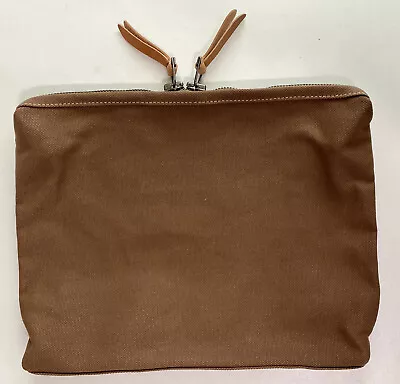 Makr ORGANIZER POUCH Bag- Canvas Brown New • $149.99