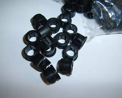(20) 3/8  4 AWG Ga Black Car Audio Power Wire Firewall Snap Grommets Amp Install • $5.97