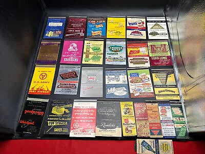 Lot Of Vintage Matchbook Covers Flat No Matches Lot 4 • $14.99