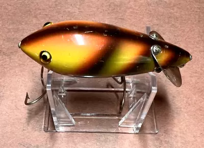 1920's BABY CRAB WIGGLER - IMITATION CRAB 1909C -  Vintage Heddon Wood Lure • $39.95