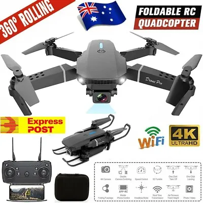 $50.99 • Buy Foldable 4K 5G GPS WiFi Drone HD Dual ESC Camera Follow Me Selfie RC Quadcopter