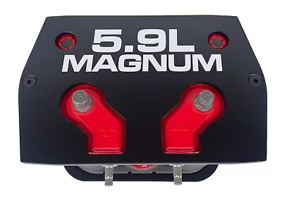 Mopar 5.9L Magnum - Optima Battery Group 34 78 Tray Billet Aluminum - Black - V1 • $129.95