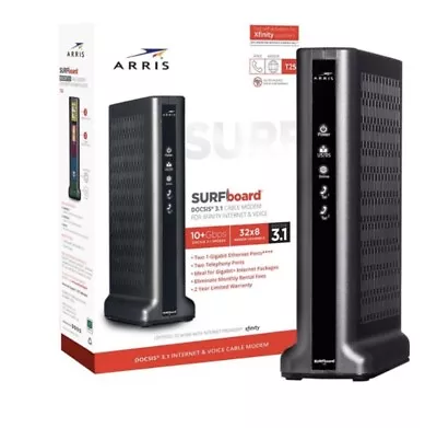 Arris TM3402A (TM3402) DOCSIS 3.1 Telephone Modem W/Power • $84.99