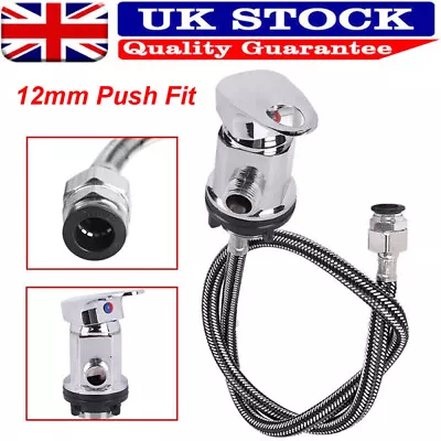 Shower Mixer Tap Outlet 1/2  With 400mm Push Fit Tails For Motorhome Campervan • £29.89