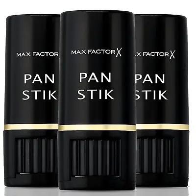 MAX FACTOR Pan Stik  Full Coverage Foundation Stick 9g - 12 True Beige *3 PACK* • $49.99