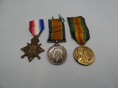 WW1 World War 1 Medal Trio - 2675 PTE J EVANS - WELSH REGIMENT • £129.95