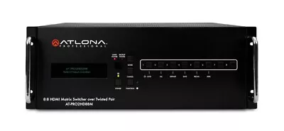 Atlona AT-PRO2HD88M 8x8 HDMI To HDBaseT Matrix Switcher  & Receivers • $799