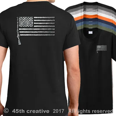 USA Mosin Nagant M9130 Flag Shirt - Military Firearm Rifle Shirt American Shirt • $21.95