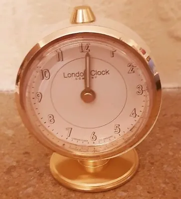 London Clock Company Mini Gold Clock • £8