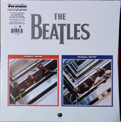 The Beatles 1962-1966 / 1967-1970 RED / BLUE VINYL 6 LP Box Set NEW/SEALED • $549.99