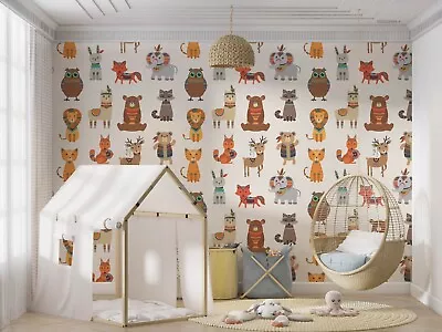 3D Cartoon Animal Alpaca Bear Wallpaper Wall Murals Removable Wallpaper 30 • $26.10