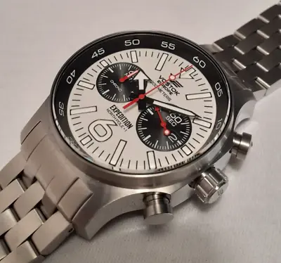 Vostok-europe Expedition North Pole-1 Chronograph On Bracelet Date 47 Mm Mint • $249