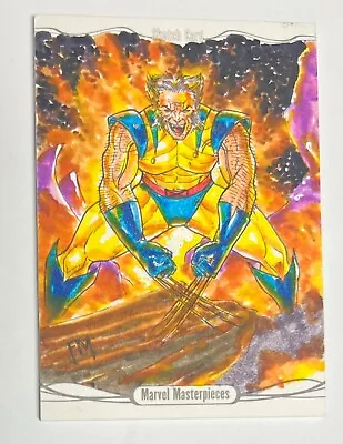 2016 Upper Deck Marvel Masterpieces Sketch Card Wolverine By Felix Morales • $3.25