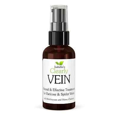 Clearly VEIN Natural Varicose And Spider Vein Treatment With Horse Chestnut • $29.99