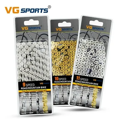  Bike Chain 8/9/10/11S Speed For MTB / Road Bicycle Chain Mountain Bike Chain • $15.99