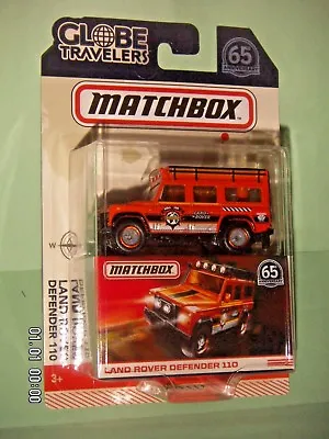 MATCHBOX 2018  Land Rover Defender 110  GLOBE TRAVELERS  65th ANNIVERSARY  NIB • $9.95