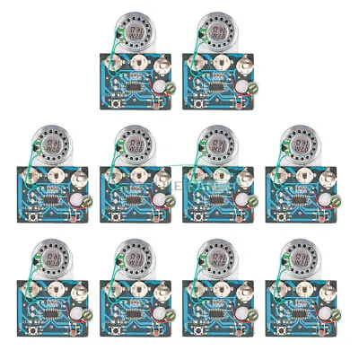 1-100pcs 30S Greeting Card DIY Recordable Voice Chip Music Box Sound Board US • $4.49