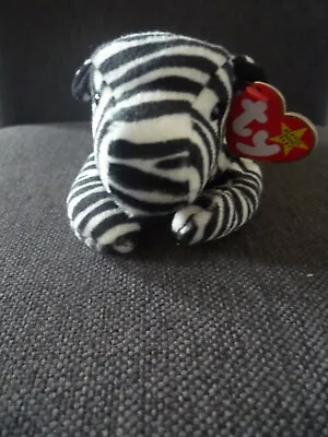 Ty Beanie Original Baby Zebra 1995 Ziggy With Tag • £10