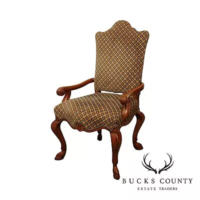 Quality Italian Hoof Foot Upholstered Armchair • $795