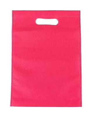 £99.99 • Buy 1400 Qty Non Woven Bags Pink 22 Cm X 30 Cm With Carry Handle Wholesale Clearance