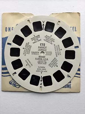 View Master  Reel  172  Parrot Jungle  Florida  1954 • $11.99