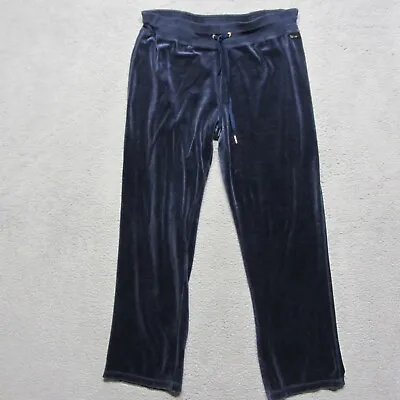 Calvin Klein Women Pants Sweatpants PJs Blue XL Distressed* • $16.99