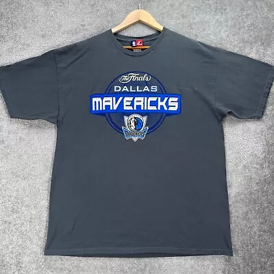 Majestic NBA Dallas Mavericks T-shirt Mens Size XL 2011 The Finals Champs Roster • $24.95