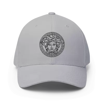 Versace Logo Printed Hat Full Closed Fitted Baseball Cap • $20.99