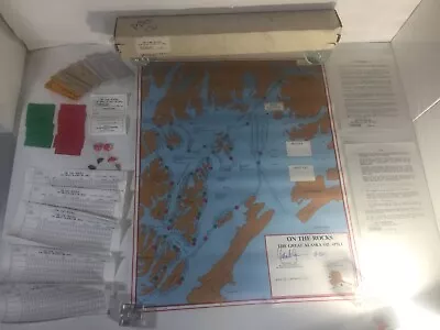 Alaska Exxon Valdez Oil Spill On The Rocks 30 X24  Board Game Richard Lynn #241  • £144.56