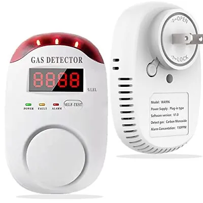 Natural Gas Detector Plug-in Propane Gas Detector For Home & RV Gas Leak Dete... • $33.31