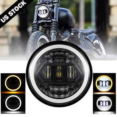 5.75  LED Headlight For Harley Davidson Sportster 84 XL 1200 883 XL1200C XL1200X • $29.99