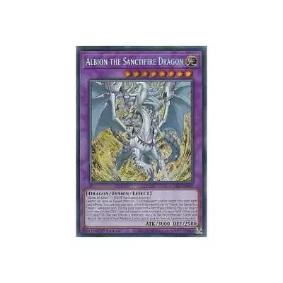 CYAC-EN035 Albion The Sanctifire Dragon : Secret Rare Card : 1st Ed : YuGiOh TCG • £29.95