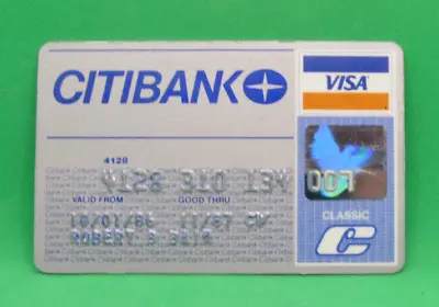 Vintage Expired Credit Card Visa MasterCard CitiBank • $15