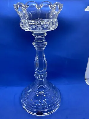 Stunning Rare Bohemia Czech Lead Crystal Large 11in Candle Mantle Lustre • $42.25