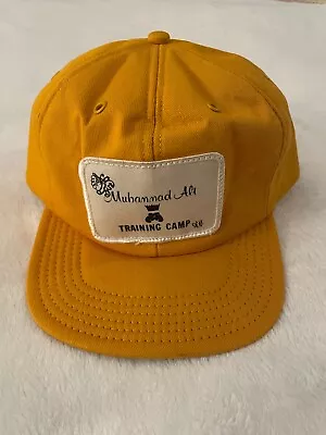 MUHAMMAD ALI 1970s TRAINING CAMP  CAP FLOAT LIKE A BUTTERFLY STING LIKE A BEE • $450