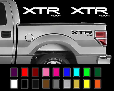 $14.84 • Buy XTR 4x4 Fits: Ford F-150 Truck Bed Decal Set Vinyl Stickers