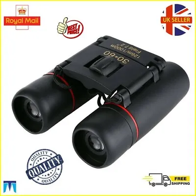 30 X 60 Original Sakura Mini Binoculars Day & Night Vision Telescopes Compact UK • £9.45