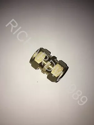 £2.68 • Buy Brass Compression Fitting 6mm  Straight Coupler Connector Copper Pipe Fitting