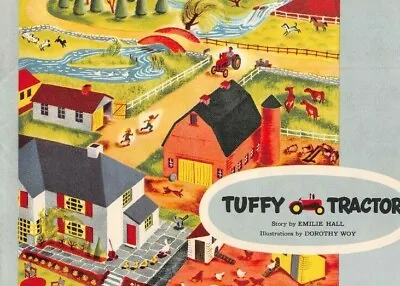 Massey Harris Company Color Children's Farm Book Tuffy Tractor Dealer Promo MH • $18.50