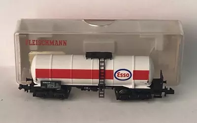 Fleischmann N Piccolo 8480 8 Wheel Tank Car Esso (Z4N) • $19.99