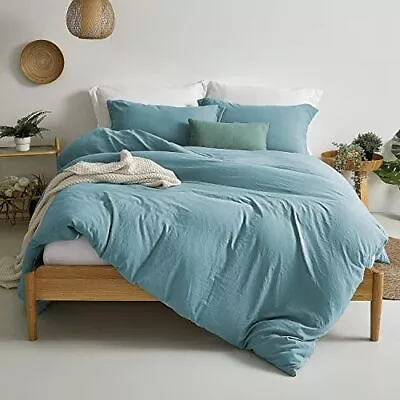  Duvet Cover Queen Size - Super Soft Duvet Cover Queen(90 X90 ) Grayish Blue • $52.85