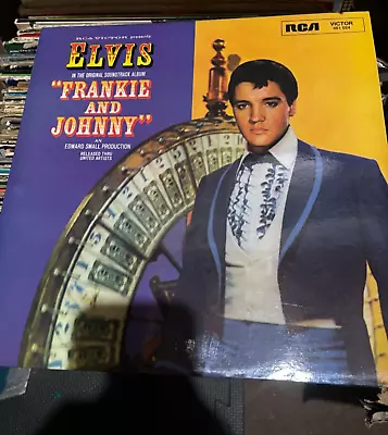 FRANCE IMPORT Elvis Presley Frankie And Johnny LP Record  1970s Re Issue • $14.99