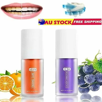 $11.99 • Buy V34 Colour Corrector Teeth Whitening Sensitive Teeth Toothpaste Oral Hygiene AU