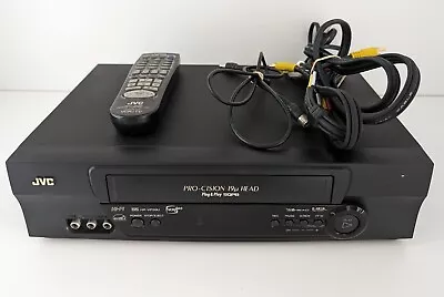 JVC VCR HR-VP59U Pro-Cision 19u VHS Hi Fi Video Cassette Recorder W/ Remote • $59.99