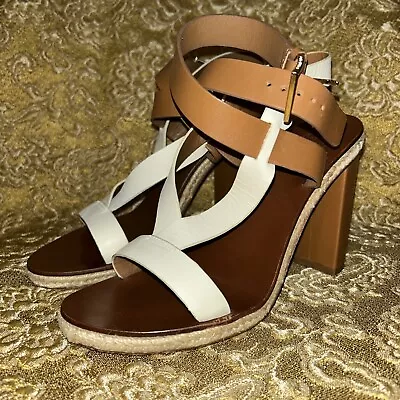 Tory Burch Marbella Leather Strappy Heels - Size 7.5 • $80