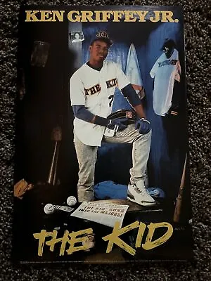 Rookie Ken Griffey Jr 1989 “The Kid” Span America Printwear Mini Poster • $39