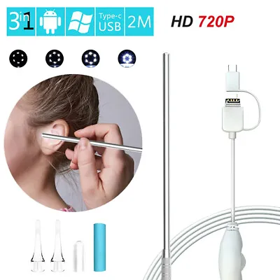 5.5mm Inspection Endoscope Camera Ear Wax Tool For OTG Android Phone & Computer • $10.67
