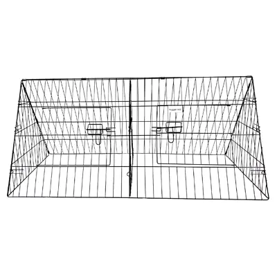 £39.99 • Buy HugglePets Triangle Metal Hutch Rabbit Guinea Pig Animal Pet Run Cage Playpen