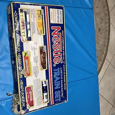 1996 K-Line Nestle 6 Unit O-27 Gauge Electric Train Set Good Condition Untested • $125